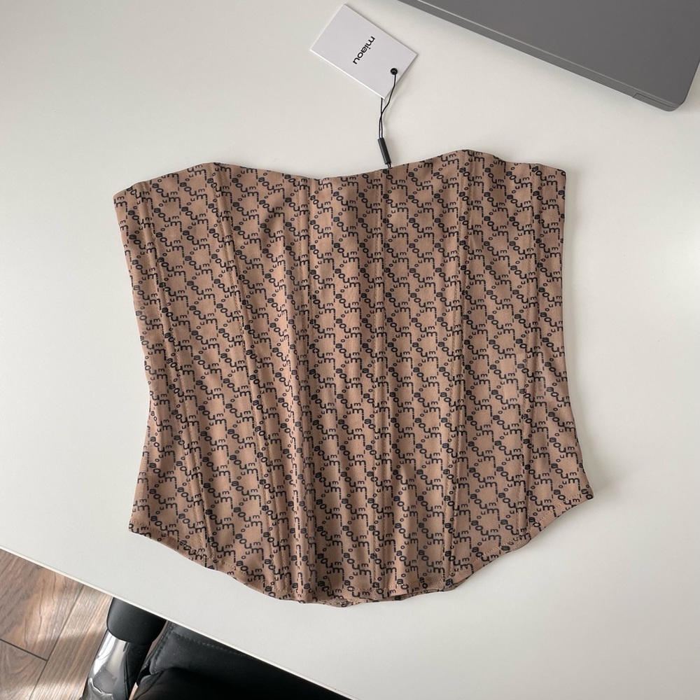 NWT Miaou Peri Monogram Corset